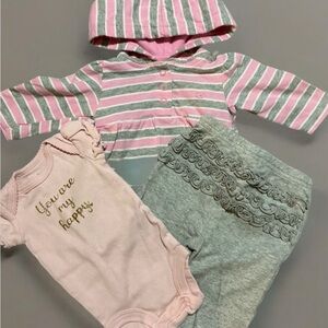 Carters Newborn Girls You are My Happy Set